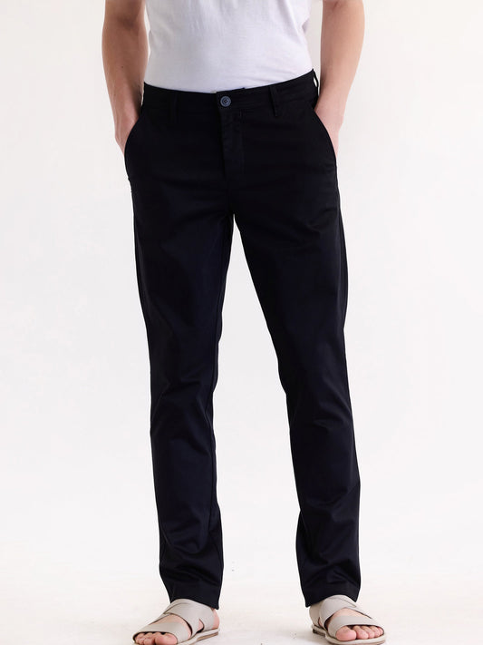 Black Stretch Slim Fit Trouser