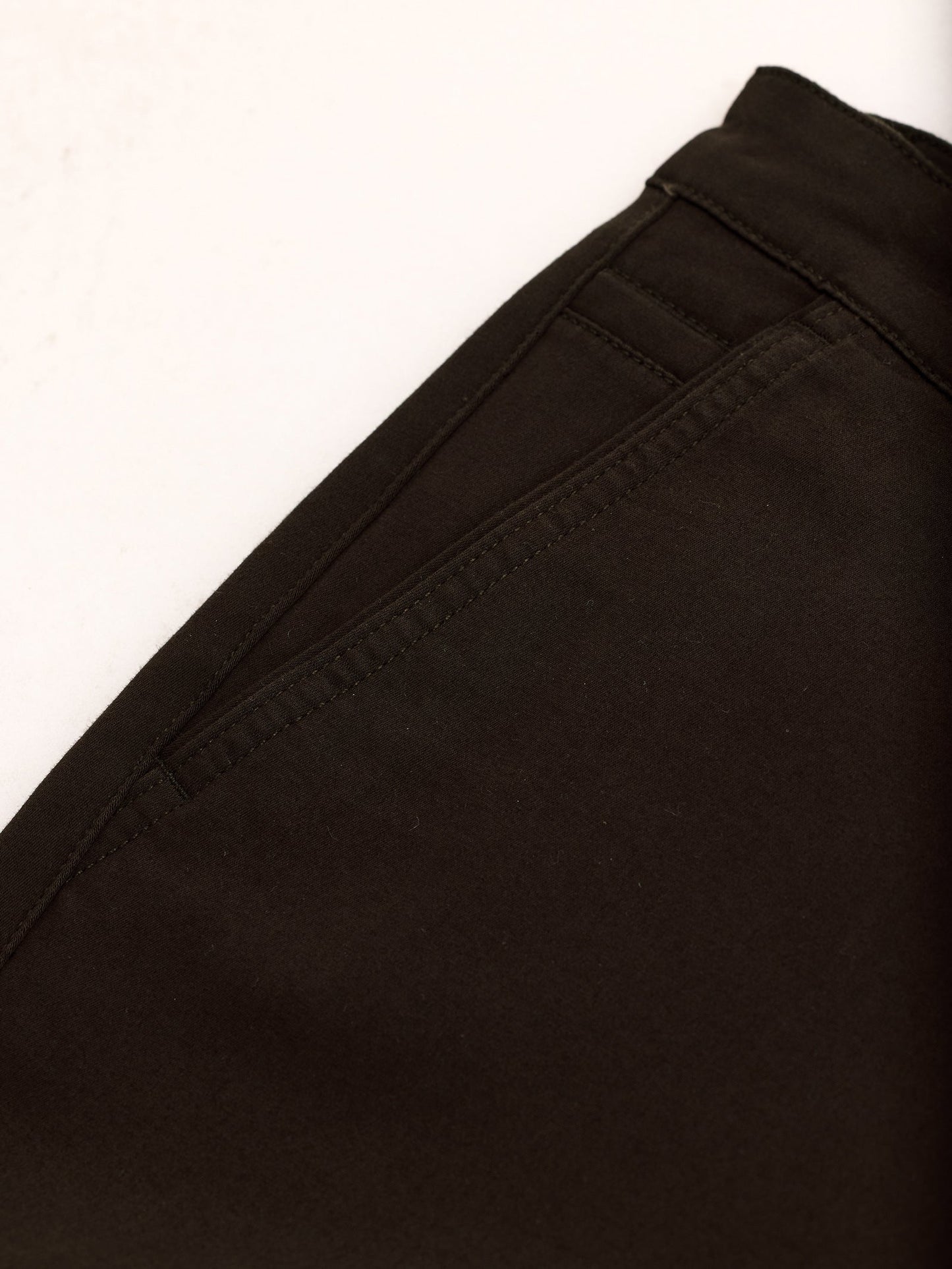 Brown Stretch Slim Fit Trouser