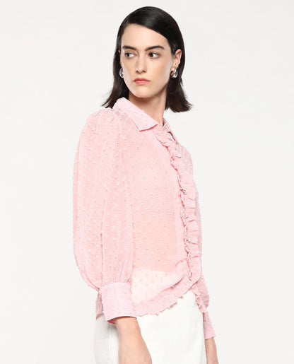 Rareism Women Erat Pink Plain Top