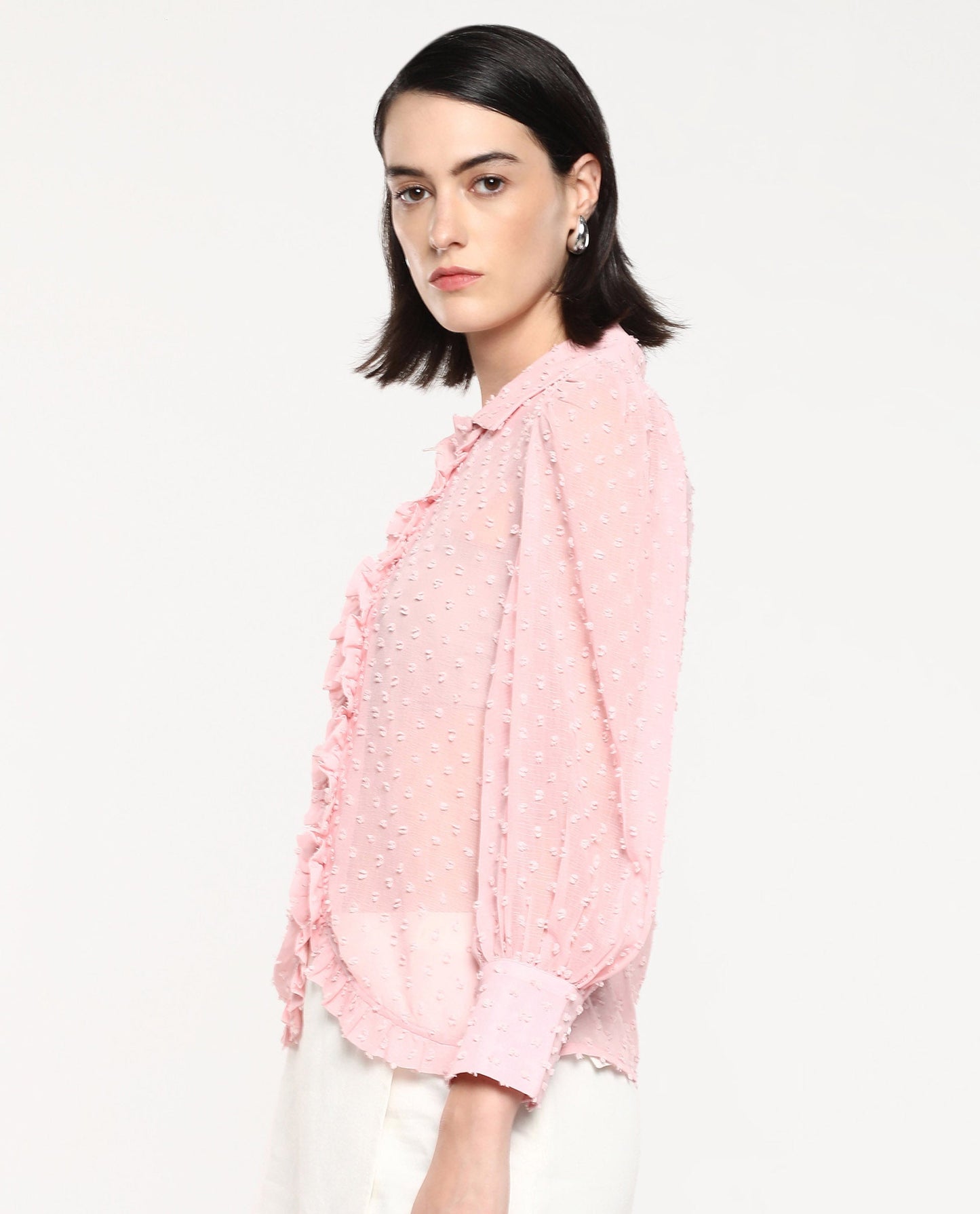 Rareism Women Erat Pink Plain Top