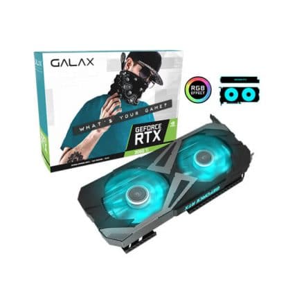 GALAX GeForce RTX 3060 Ti EX (1-Click OC) 8GB Nvidia Graphic Card