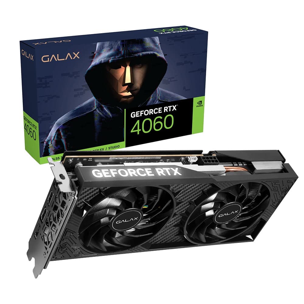 GALAX GeForce RTX 4060 ( 1-Click OC ) 2X 8GB NVIDIA Graphics Card