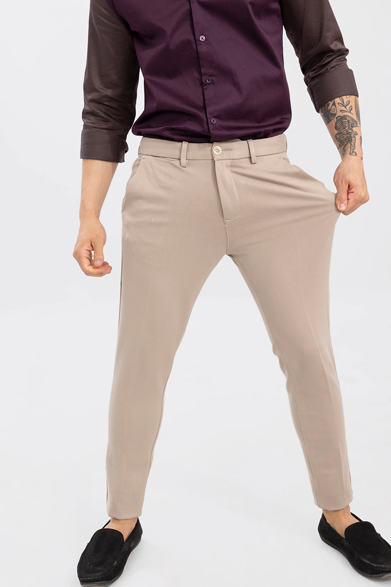 Active Tan Stretch Pants