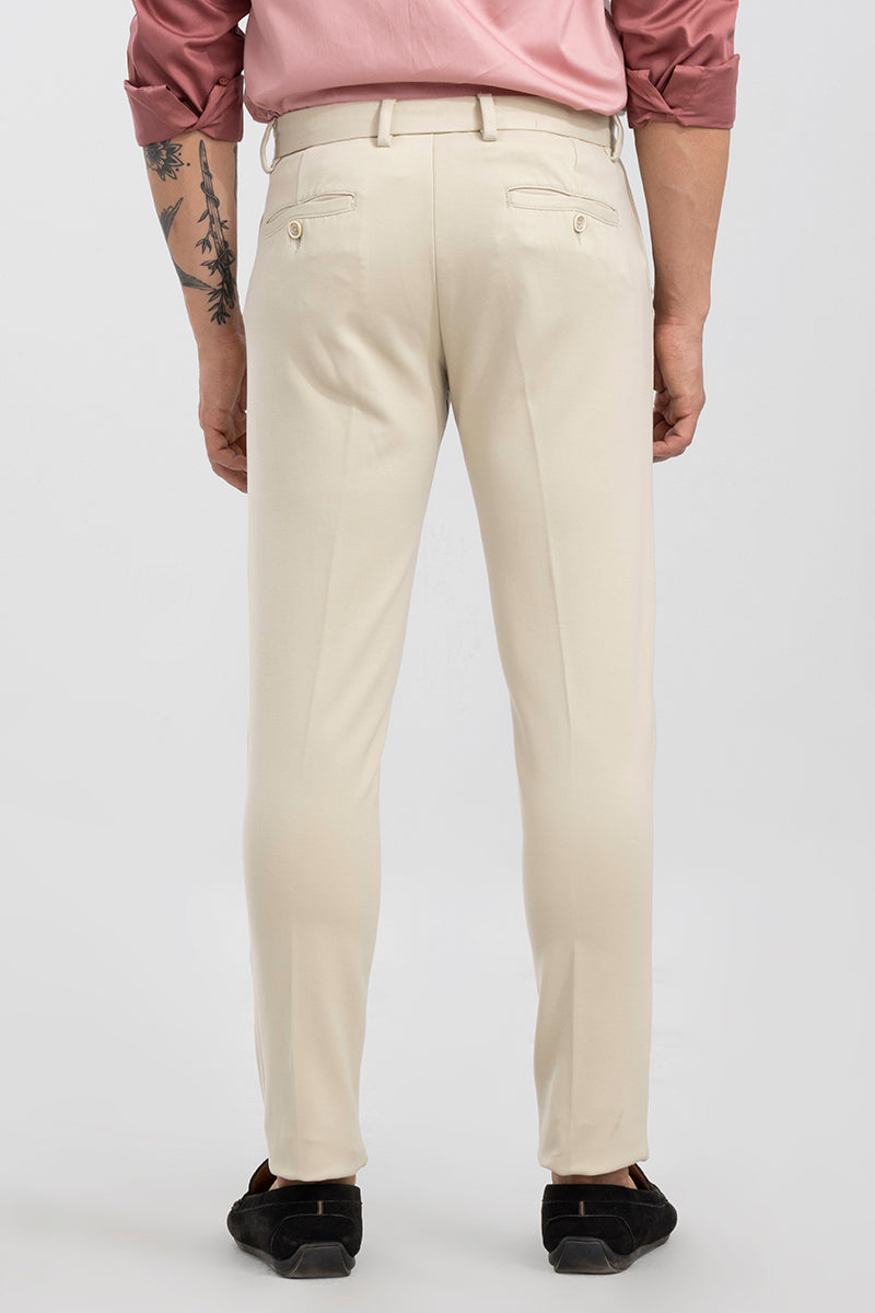 Active Cream Stretch Pants