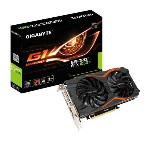 GIGABYTE GeForce GTX 1050 Ti Windforce OC 4GB Nvidia Graphic Card