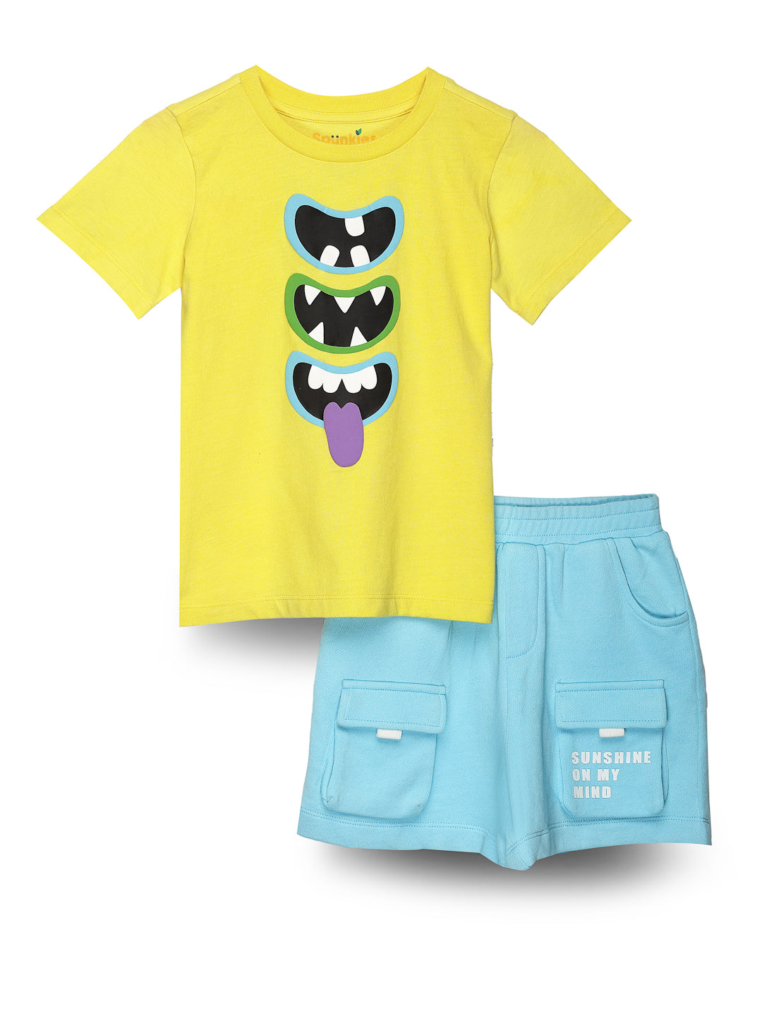 Boys Cute Stylish Playful Yellow Set