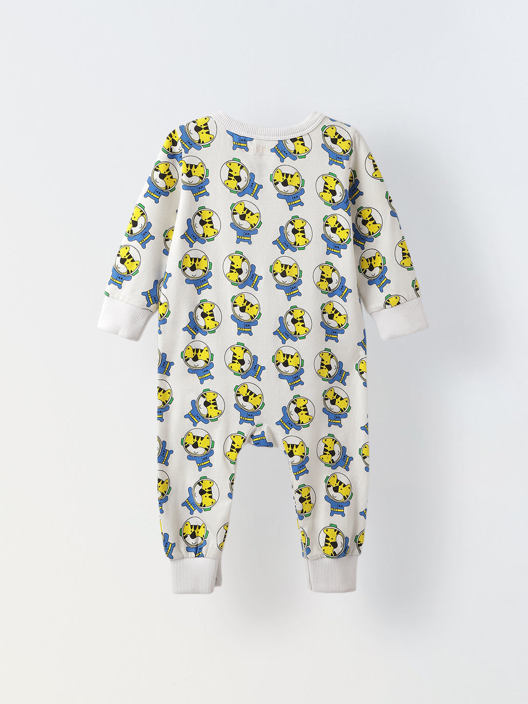 Playful Character Print Romper - Cozy & Adorable