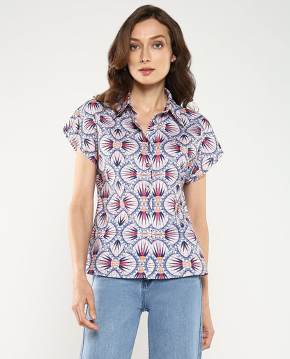 Rareism Women Joancut Multi Printed Top