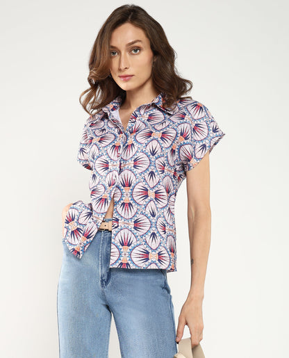 Rareism Women Joancut Multi Printed Top