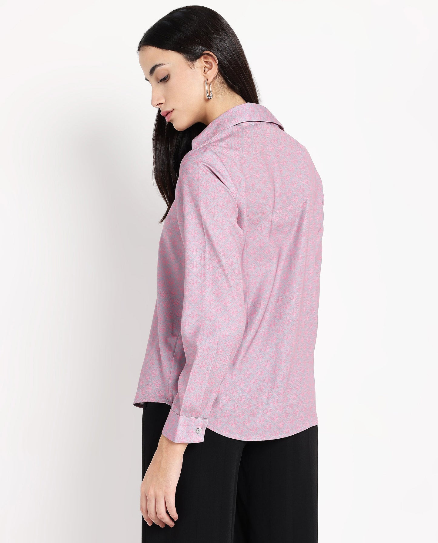 Rareism Women Korre Pink Printed Top