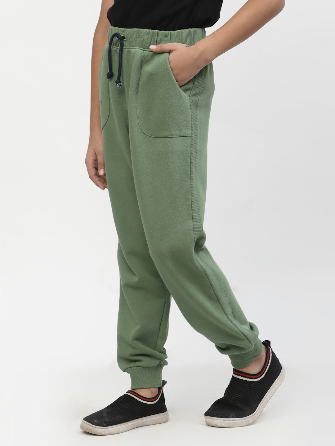 Spunkies-1957-Classic-Organic-Cotton-Jogger-Olive