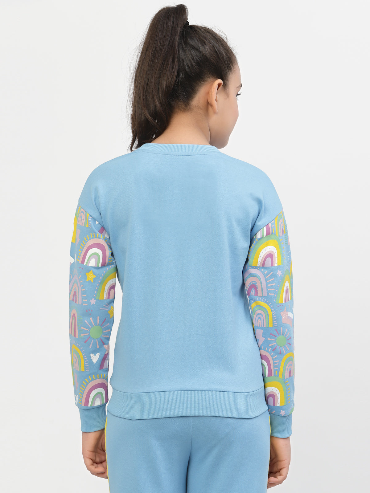 Spunkies-Girls-Kindnes- Organic-Cotton-Sweatshirt-Blue