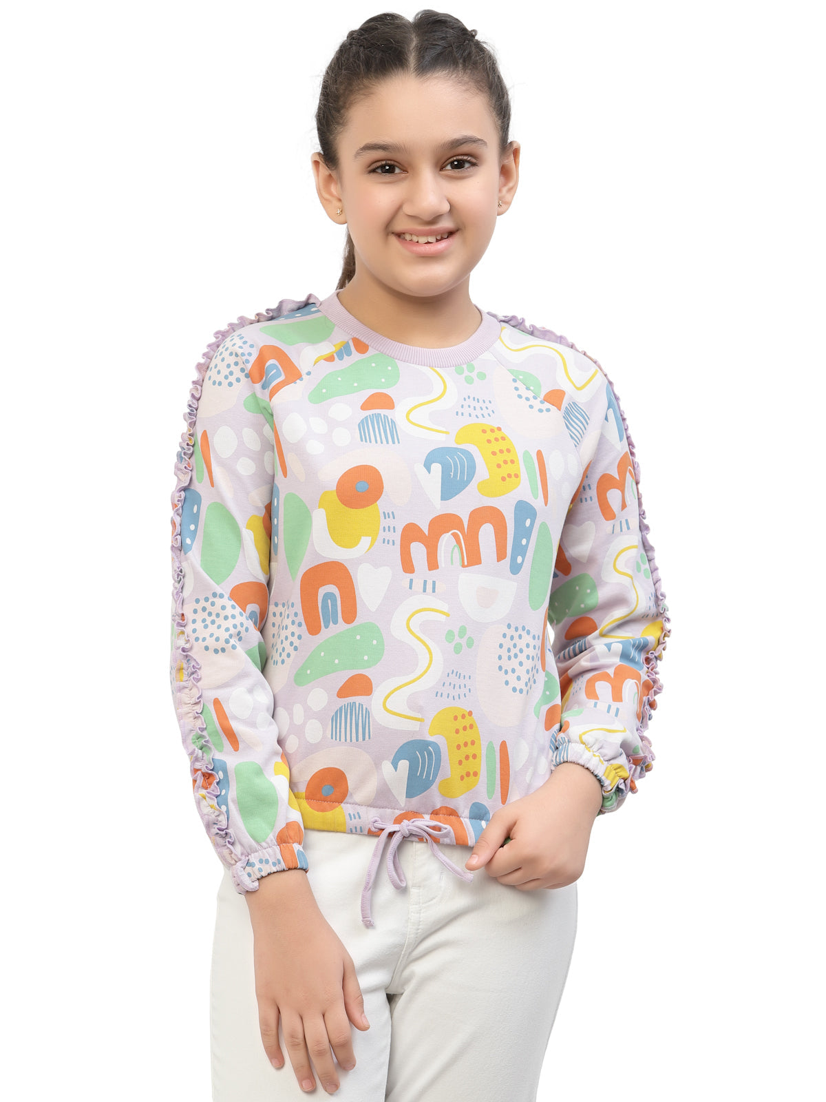 Spunkies-Organic-Cotton-Big-Print-Sweatshirt-Voilet