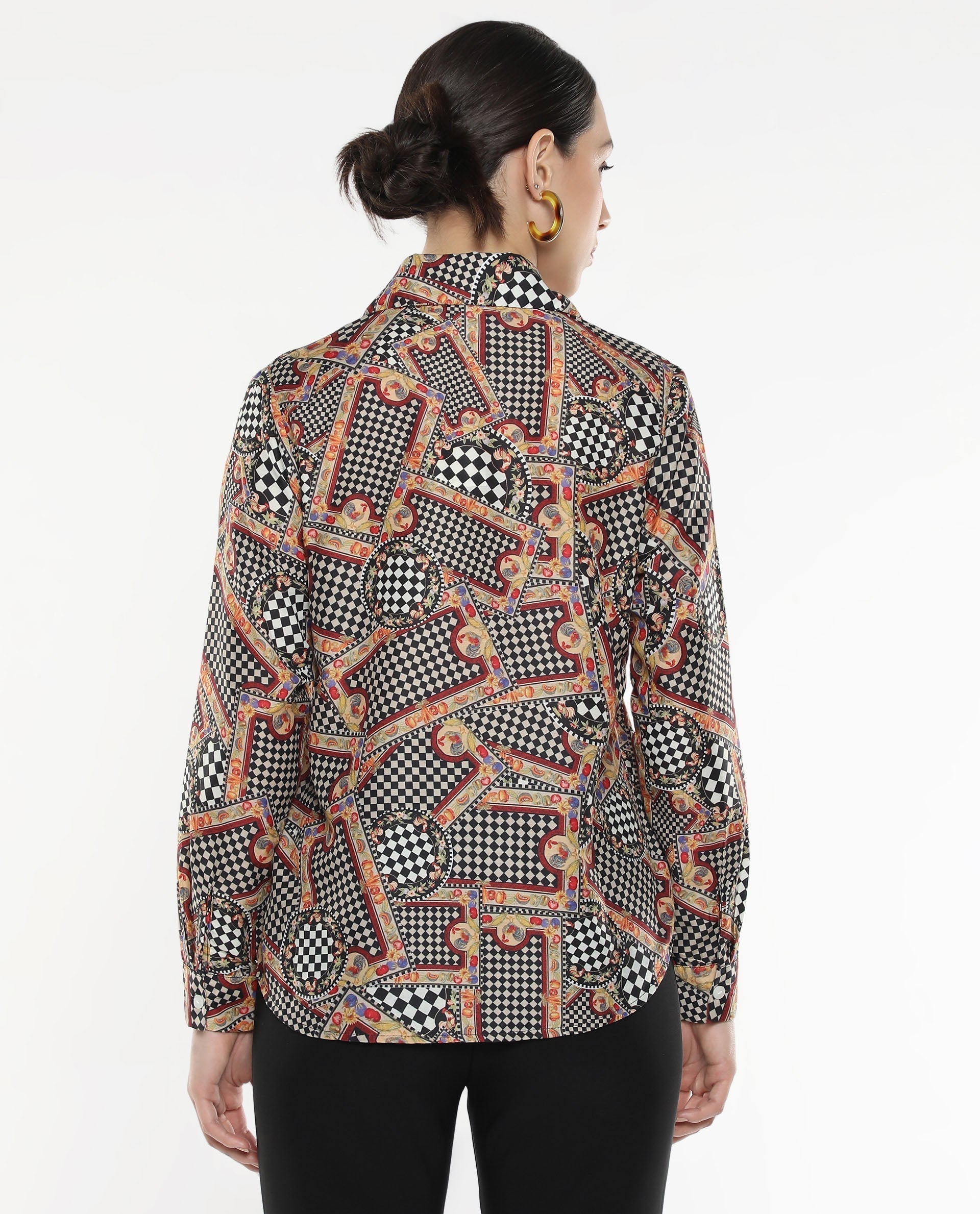 Rareism Women Musery Multi Print Top