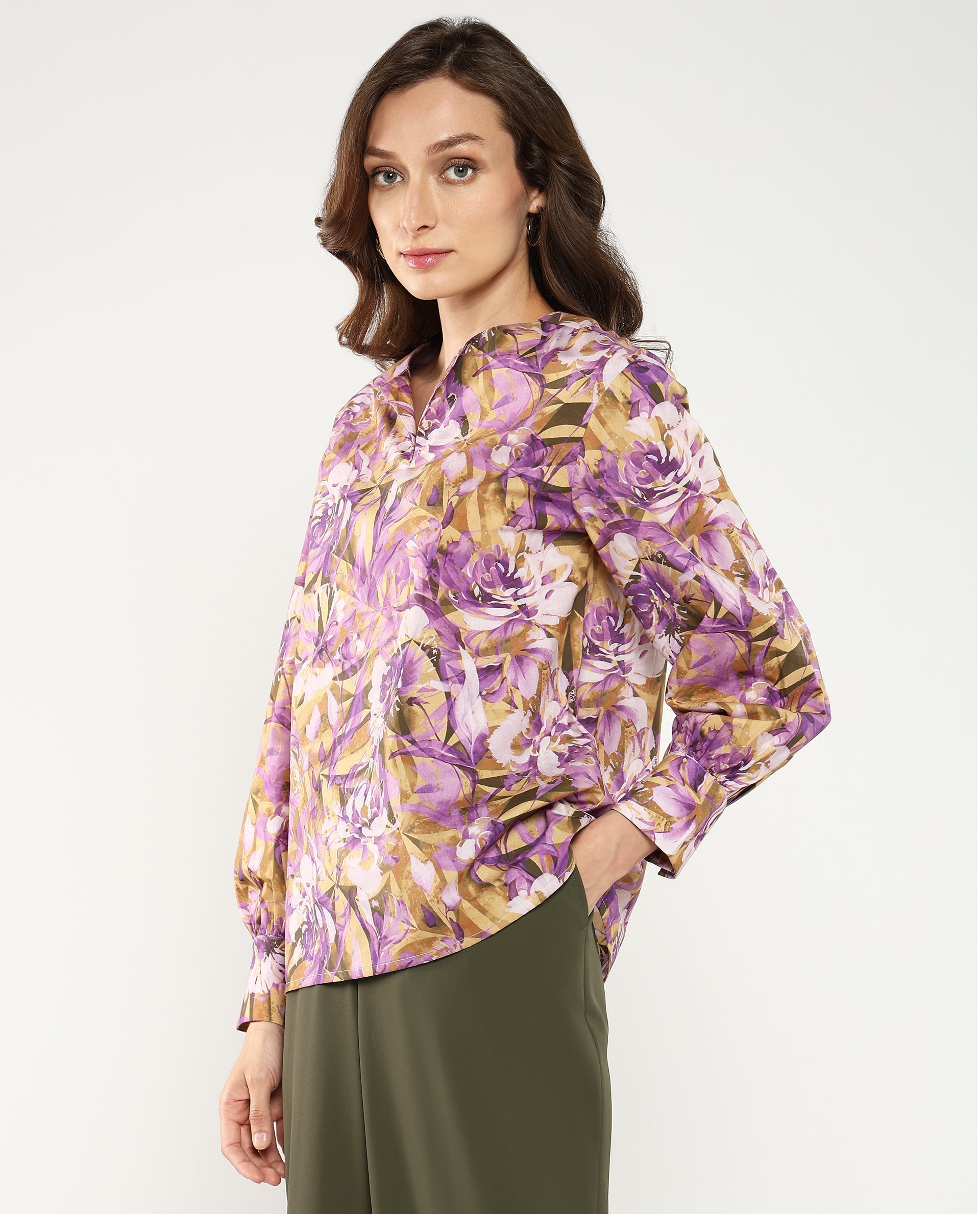 Rareism Women Myrtong Multi Printed Top