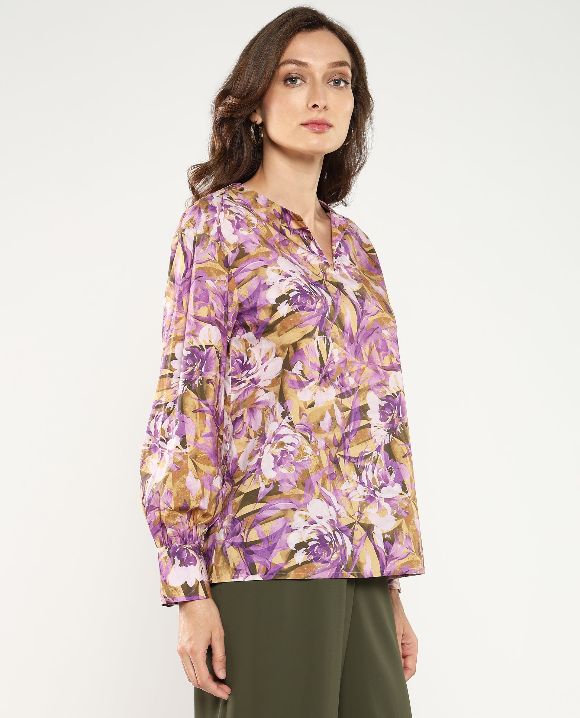 Rareism Women Myrtong Multi Printed Top