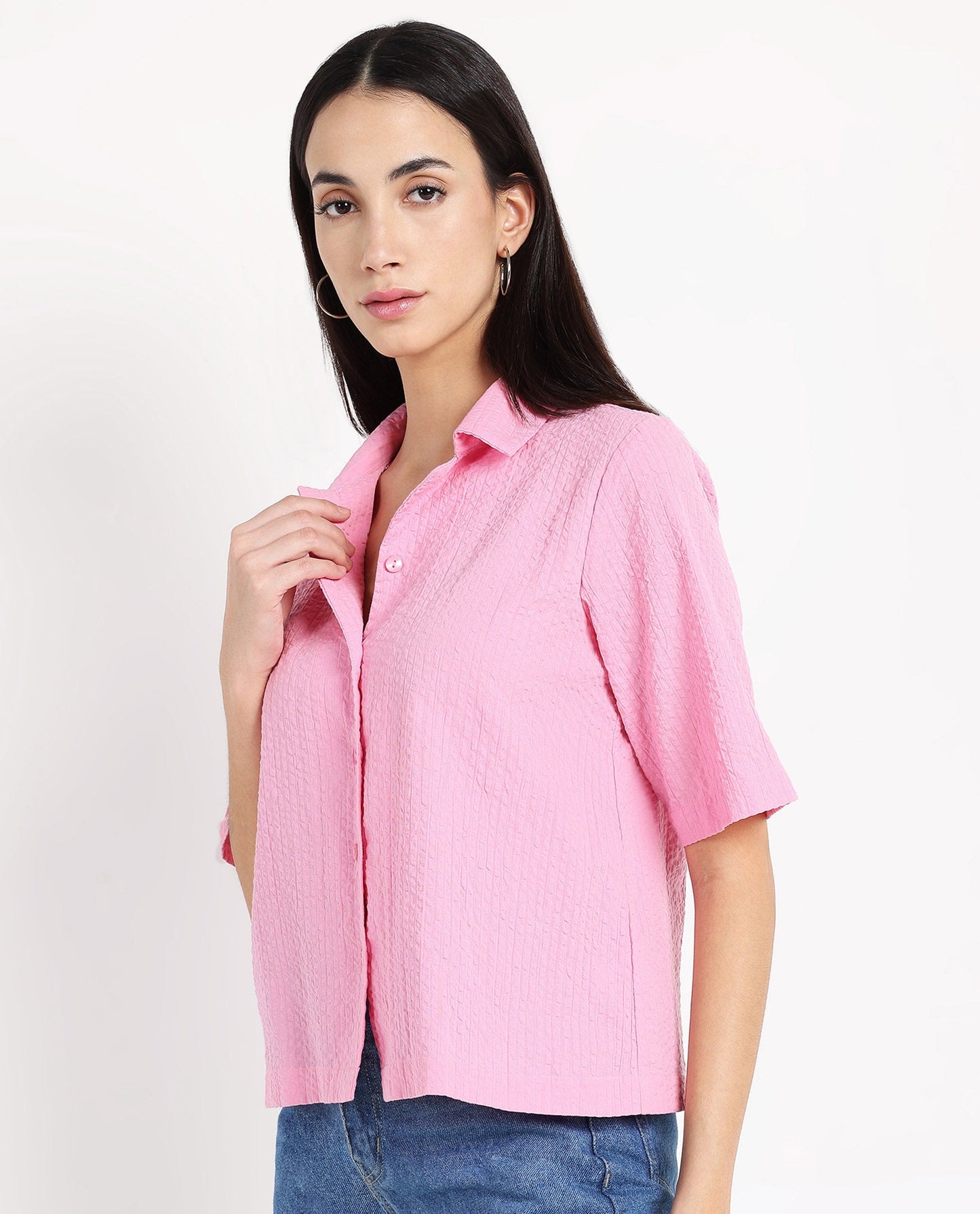 Rareism Women Nomiki Pink Plain Top