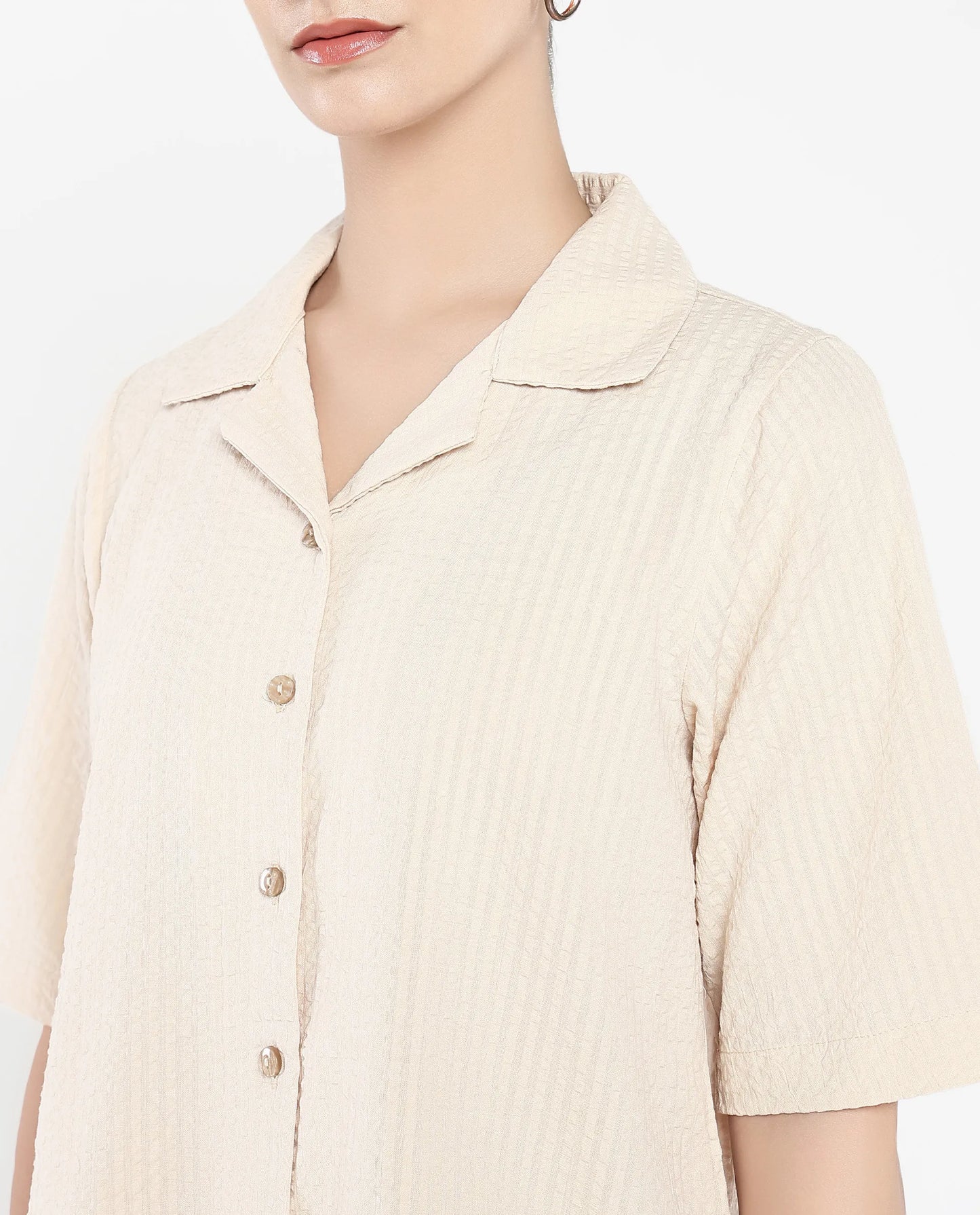 Rareism Women Nomiki Beige Plain Top