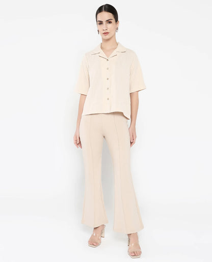 Rareism Women Nomiki Beige Plain Top