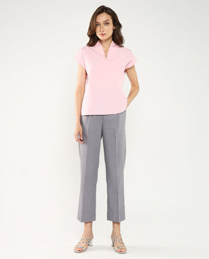 Rareism Women Nopplo Pink Plain Top