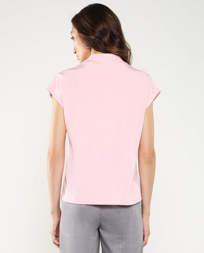 Rareism Women Nopplo Pink Plain Top