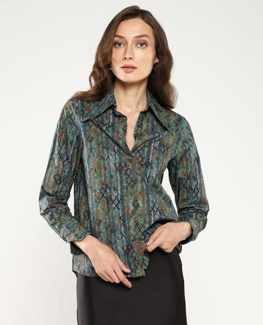 Rareism Women Nudo Multi Print Top