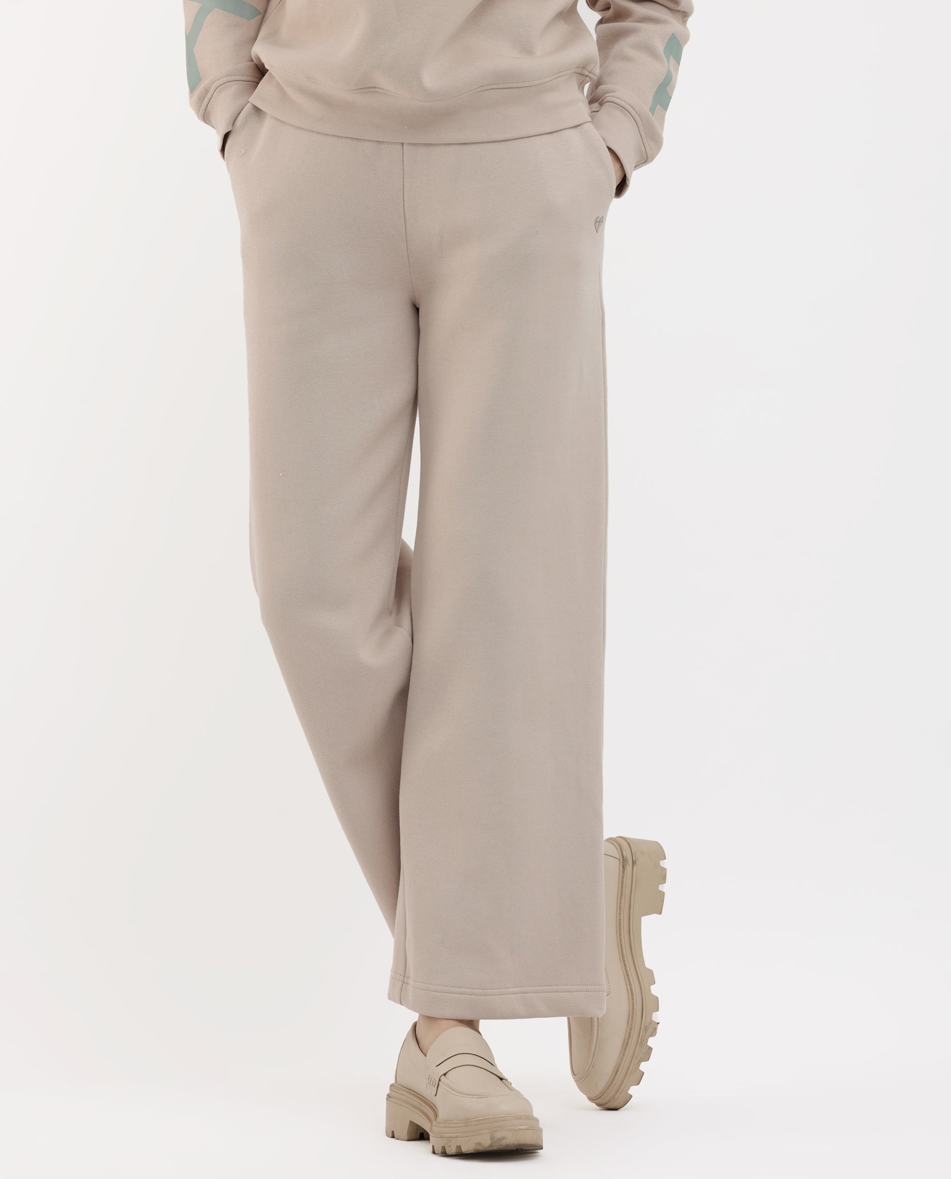 Rareism Women Pazoo F Beige Track Pant Solid