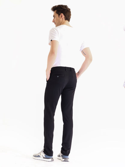 Black Stretch Slim Fit Trouser