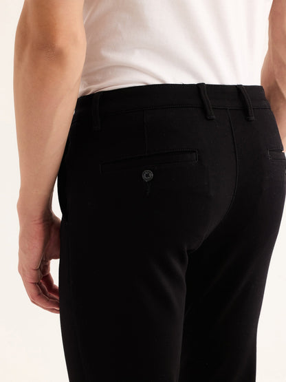 Black Stretch Slim Fit Trouser