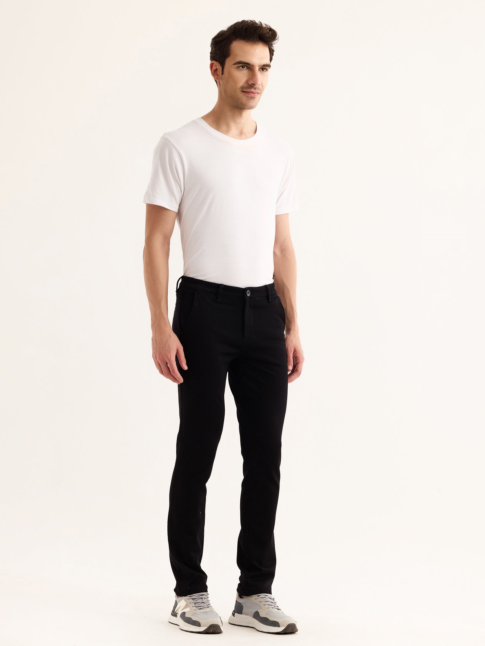 Black Stretch Slim Fit Trouser