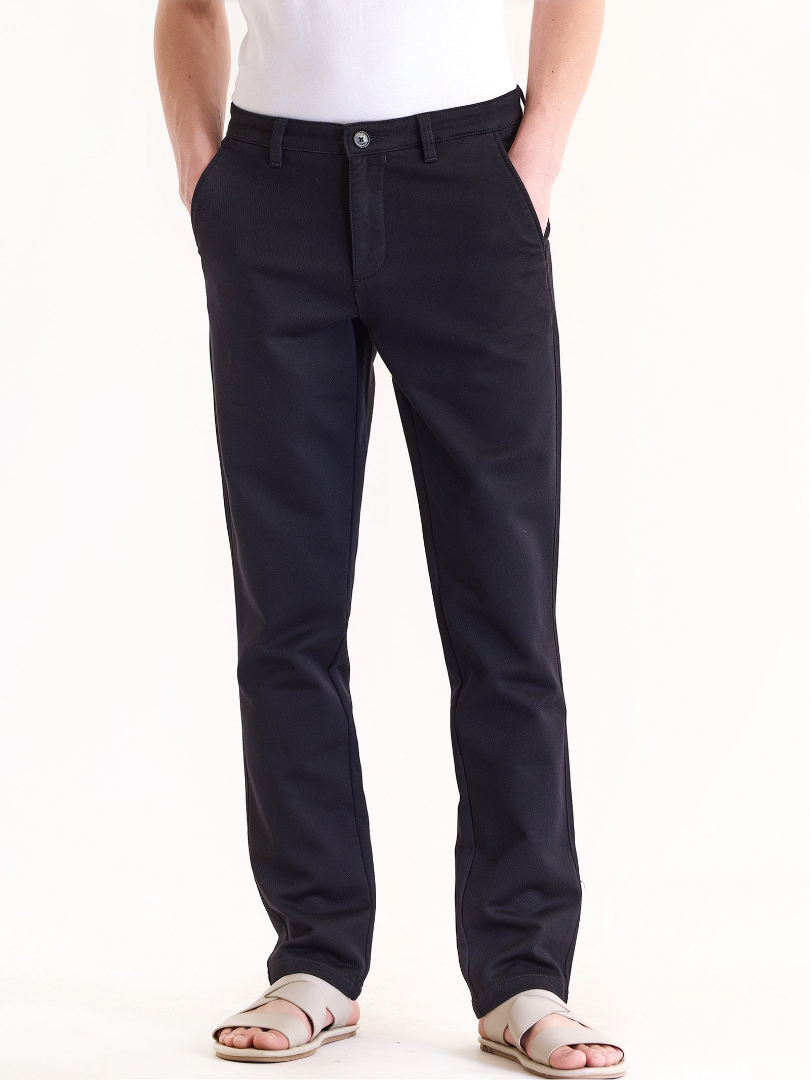 Black Stretch Slim Fit Trouser