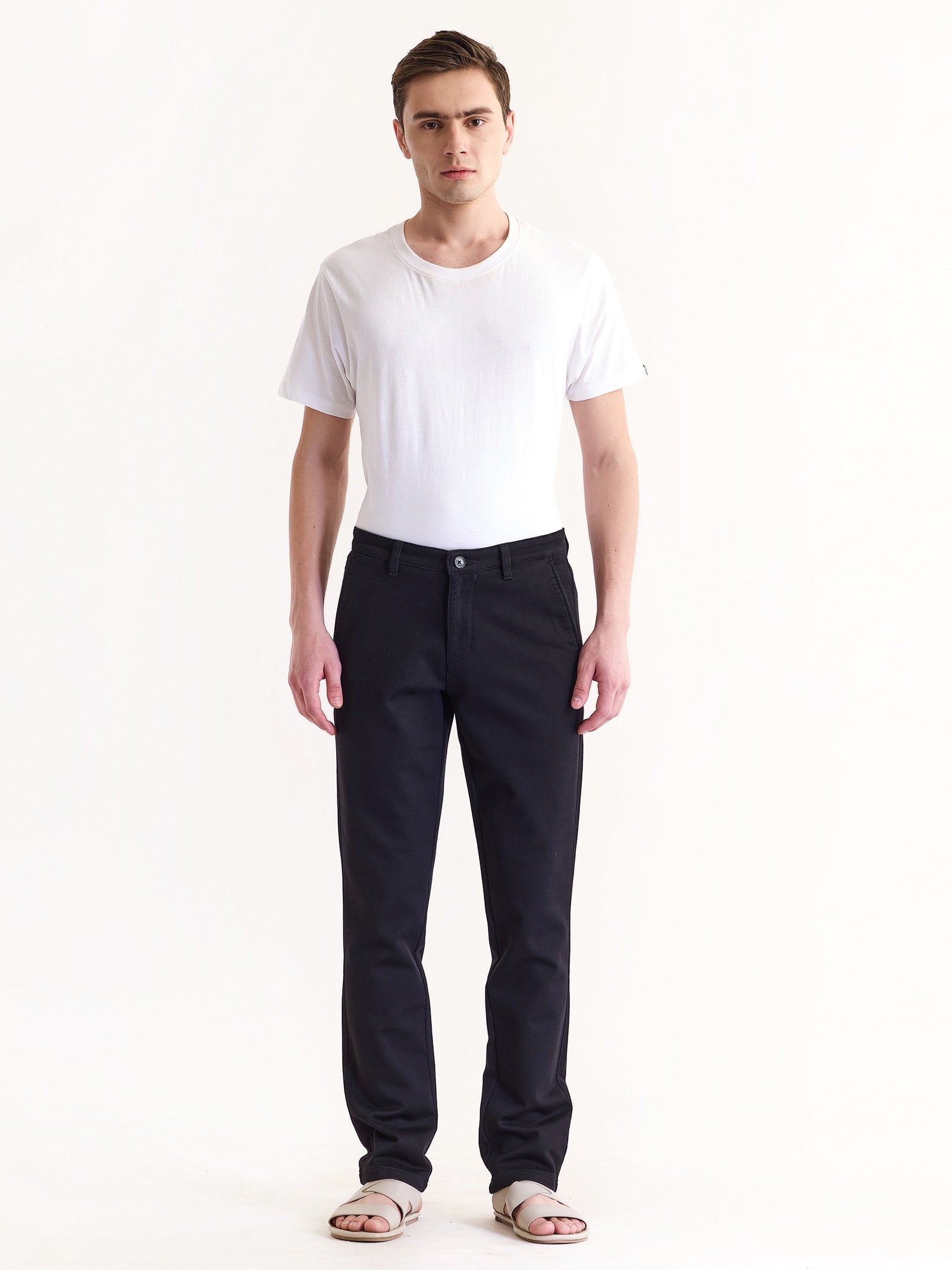 Black Stretch Slim Fit Trouser