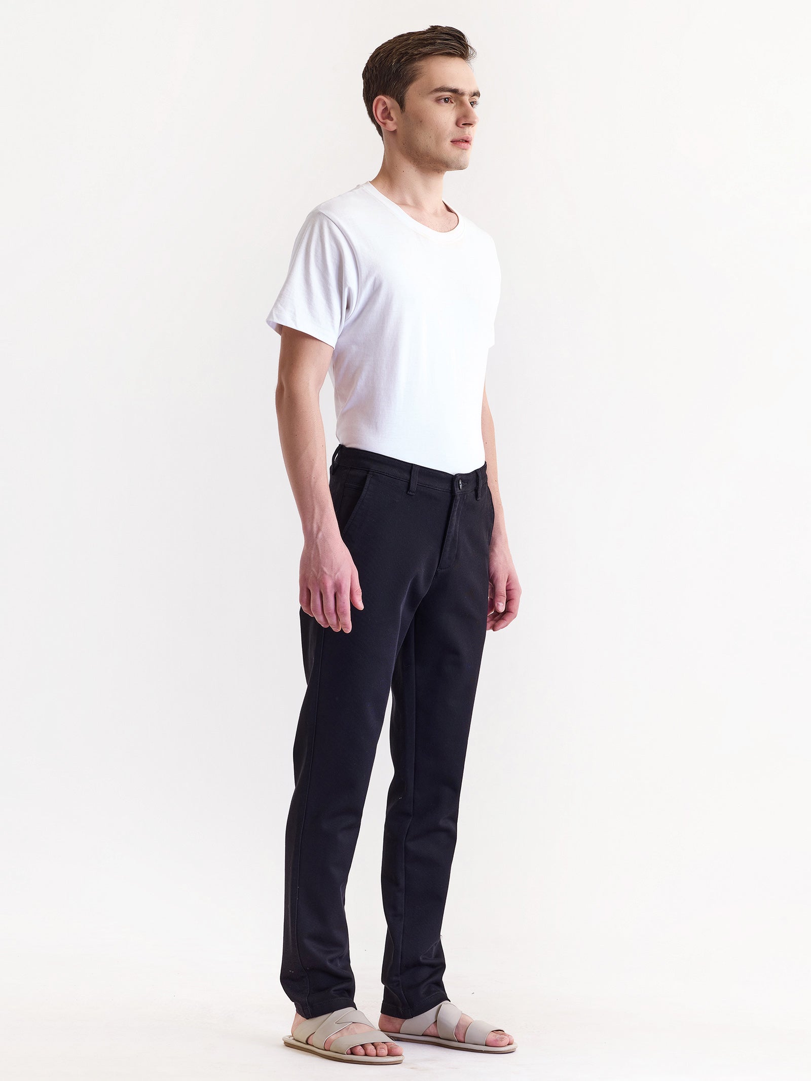 Black Stretch Slim Fit Trouser