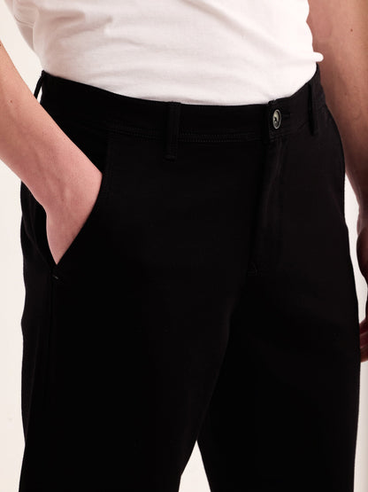 Black Stretch Slim Fit Trouser