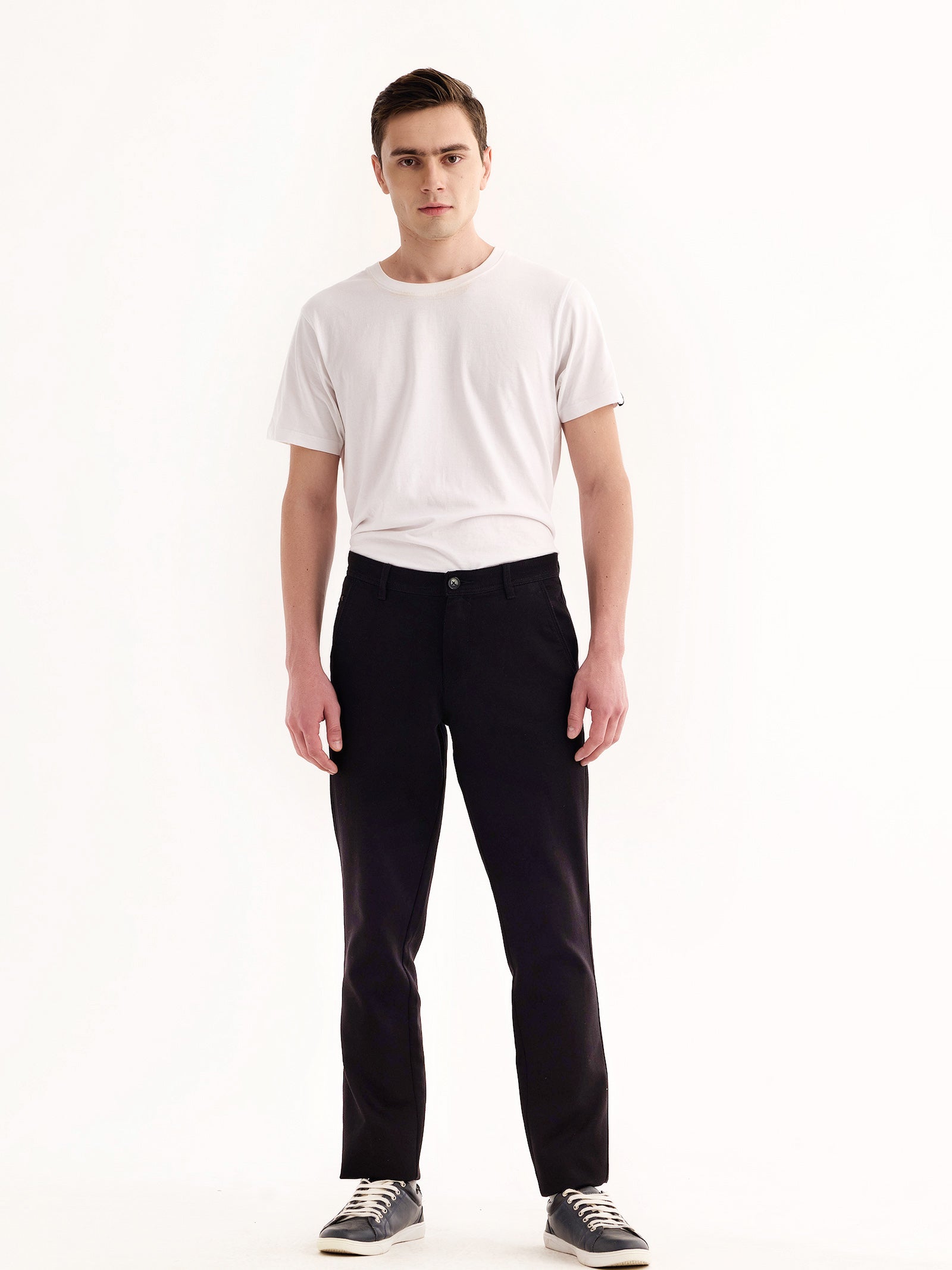 Black Stretch Slim Fit Trouser