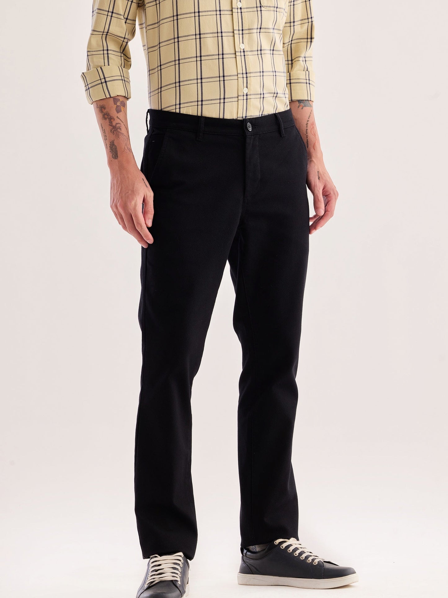 Black Stretch Slim Fit Trouser