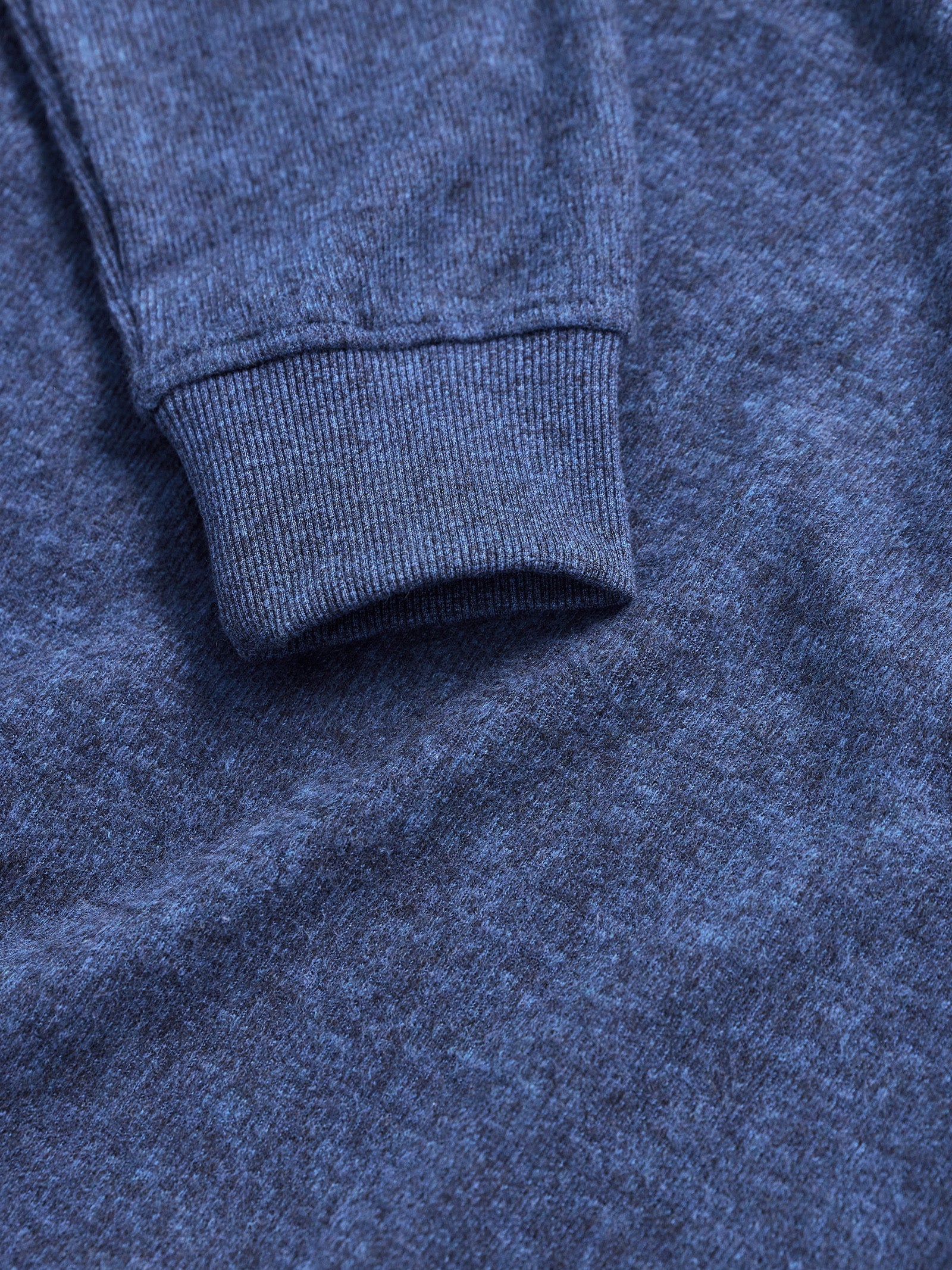 Dark Blue Fleece Crew Neck Sweatshirt