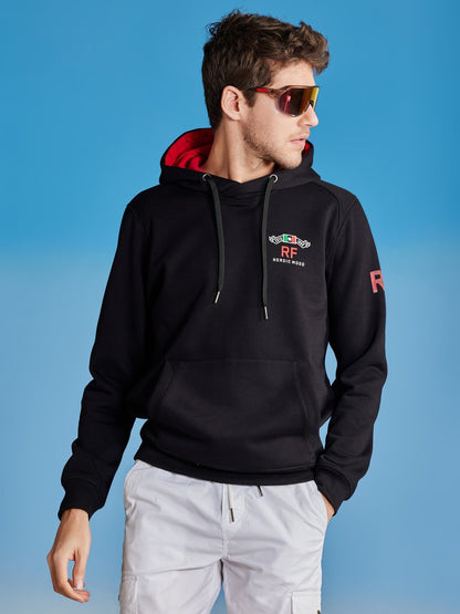 Black Fleece Hooded Sweatshirt