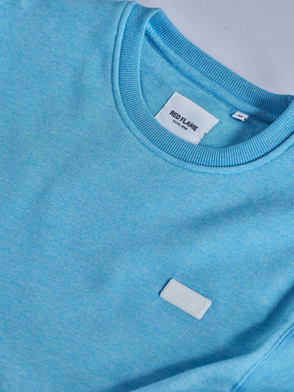 Blue Fleece Crew Neck Sweatshirt