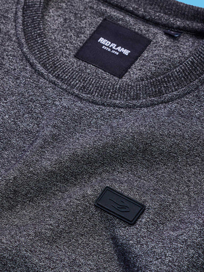 Black Fleece Crew Neck Sweatshirt