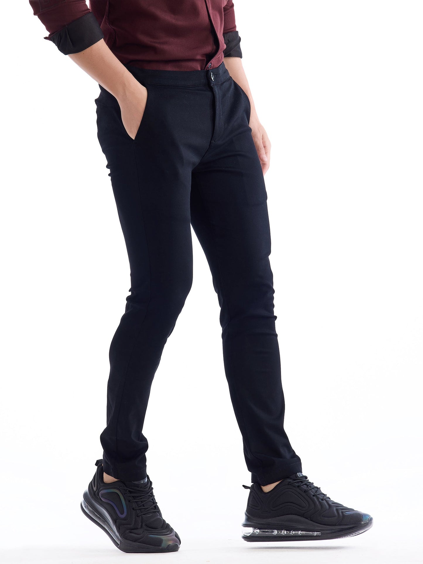 Black Stretch Travel Pant