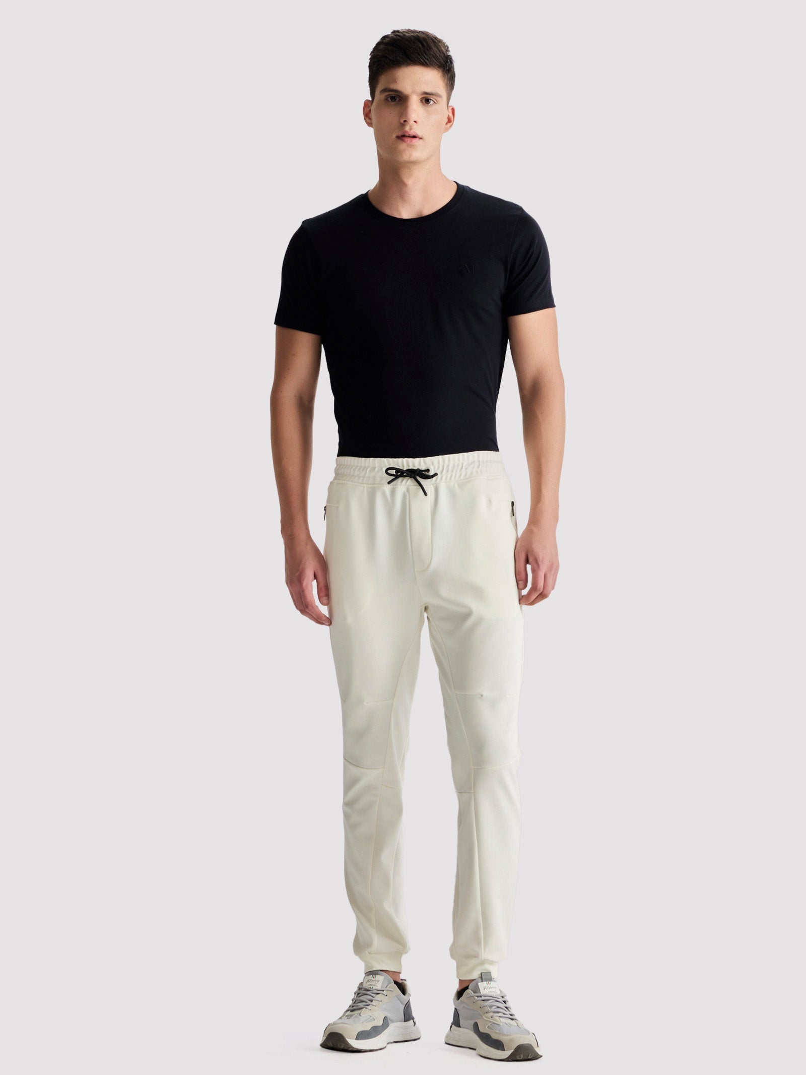 White 4-Way Stretch Travel Pant