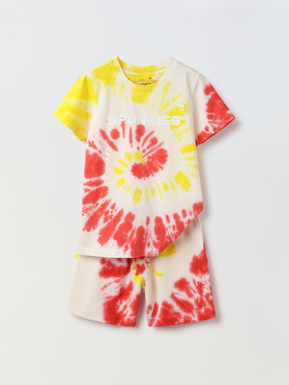 Kids Boys Tie Dye Cotton Set