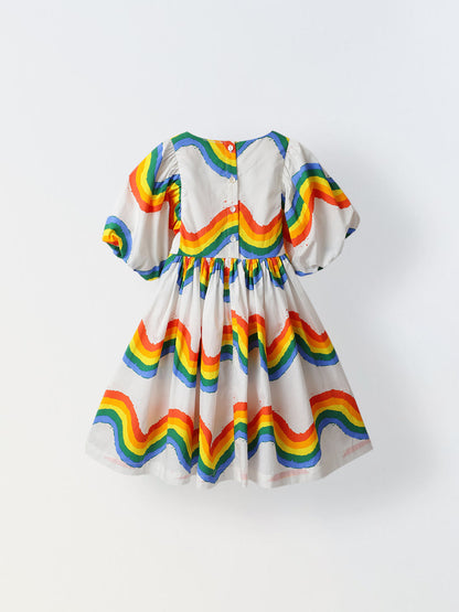 Pretty Multi-color Dress For Girls