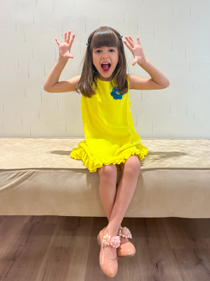 Playful Girls Summer Dress