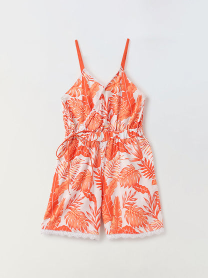 Girls Printed Playsuit