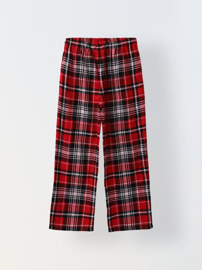 Red & Black Checkered Kids Co-Ord Set