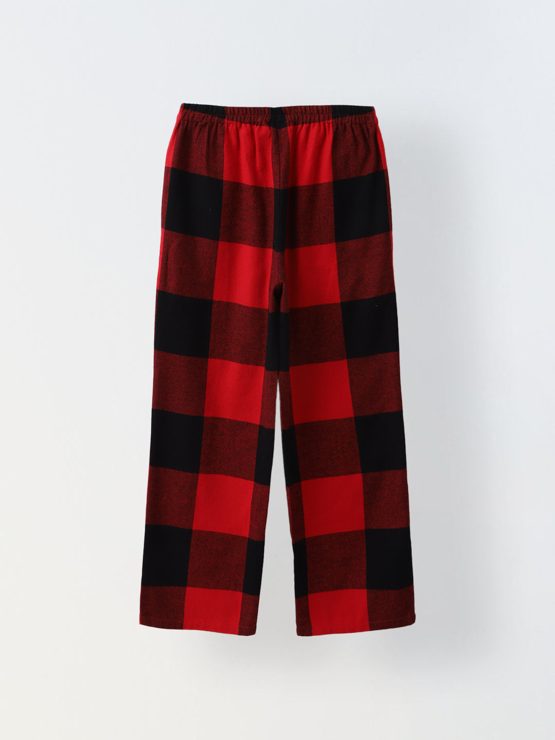 Red & Black Plaid Set for Kids