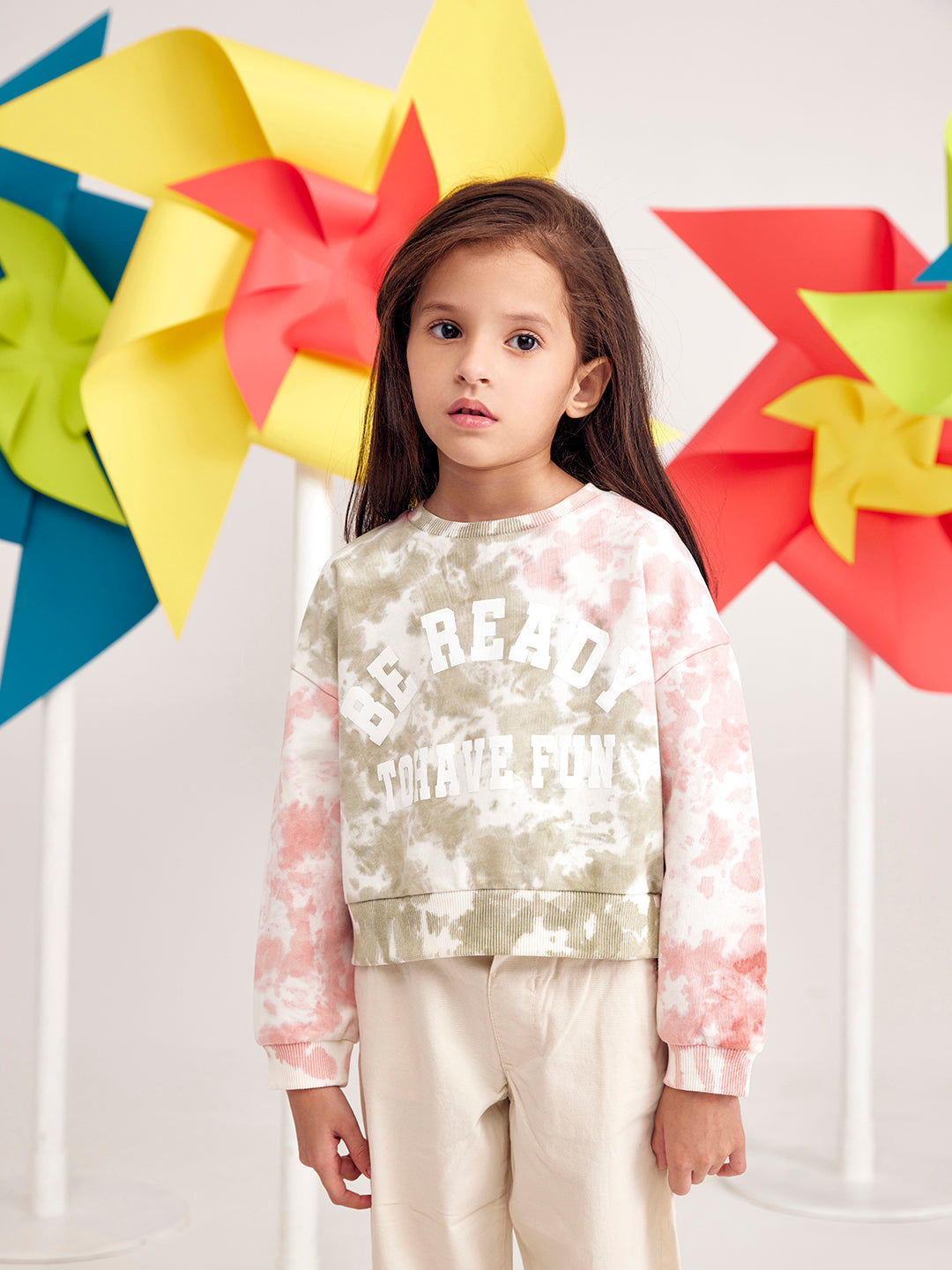 Trendy Sweatshirt With Tie-Dye Artistry