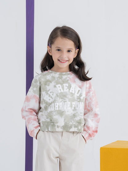 Trendy Sweatshirt With Tie-Dye Artistry